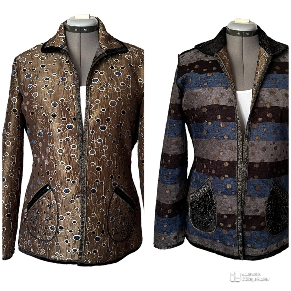Yak Magik Reversible tapestry jacket blazer M